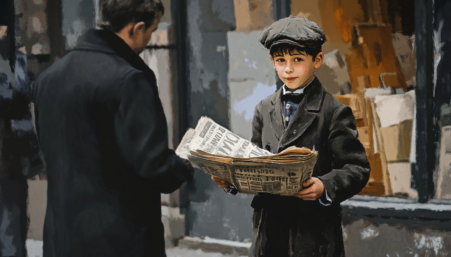 newspaper boy