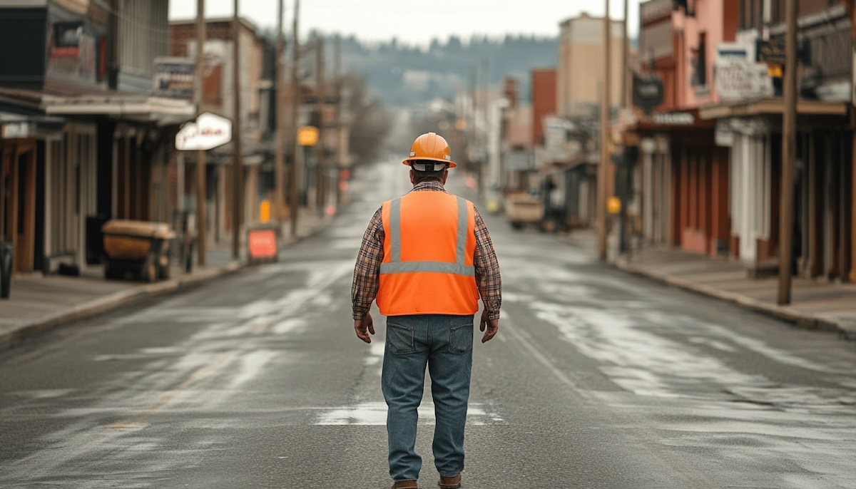 fiber construction worker