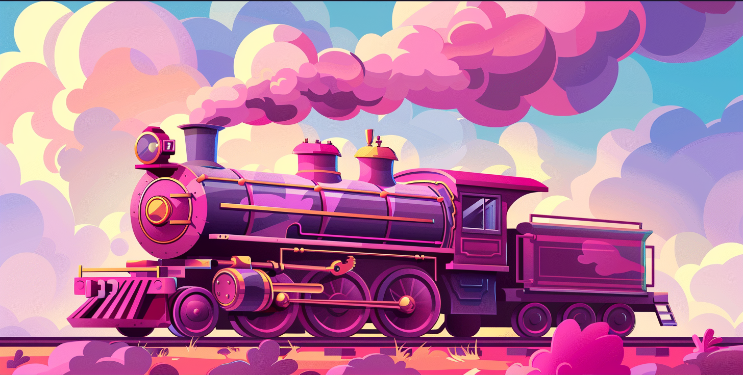 magenta train