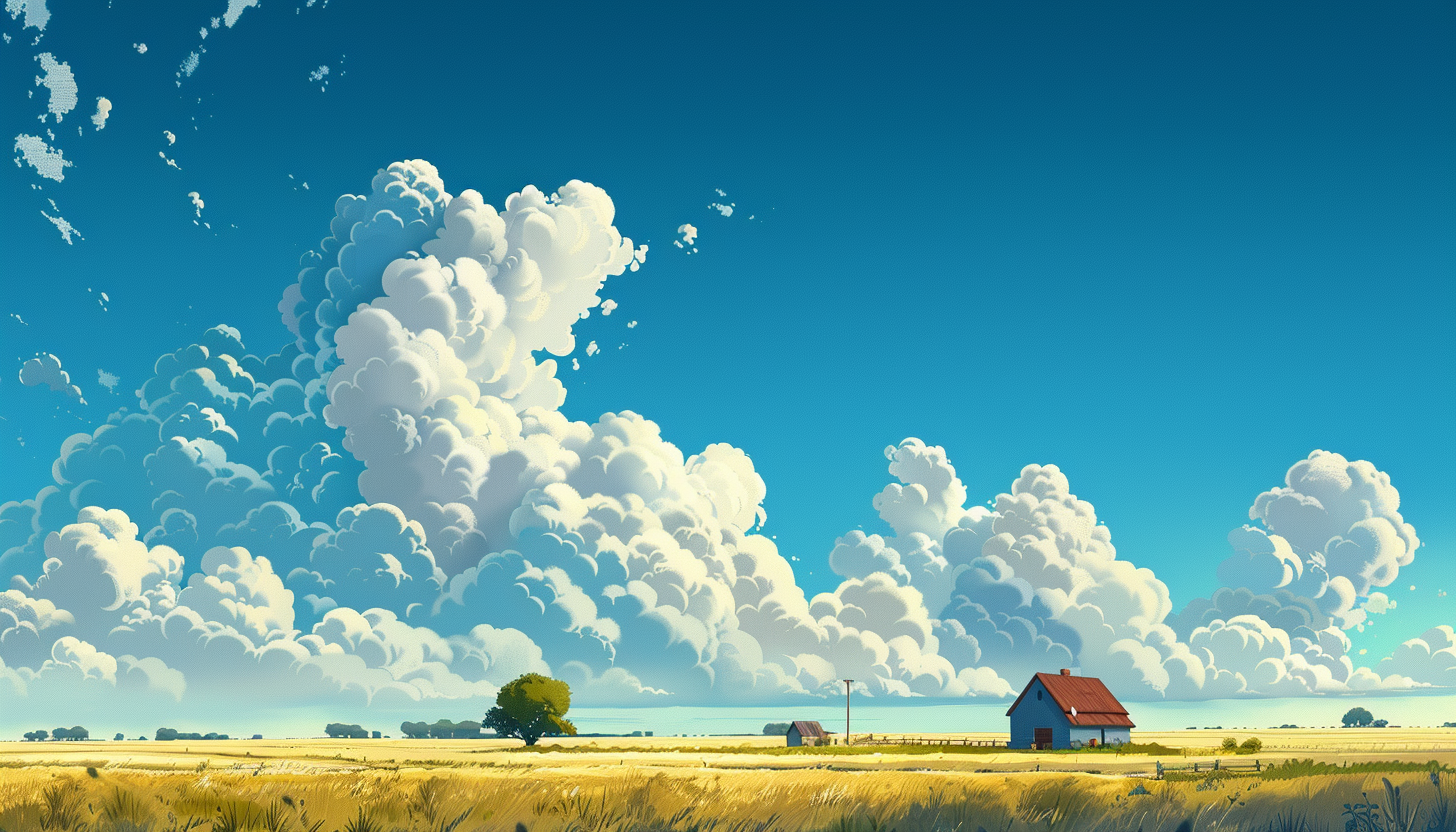 clouds over Great Plains