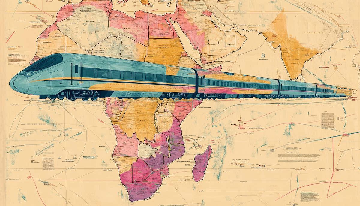 Train Africa map digital transformation