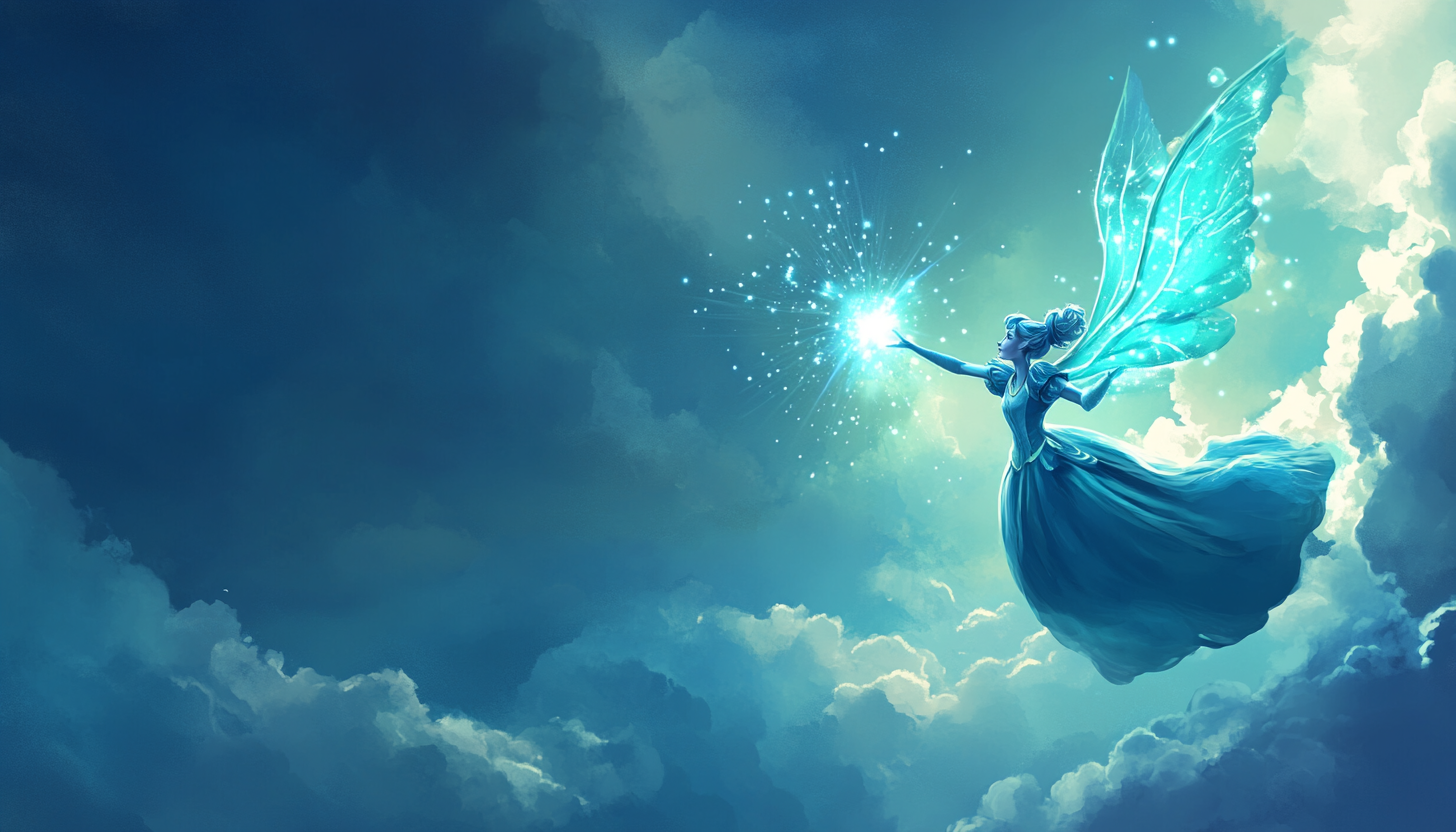 fairy with magic wand