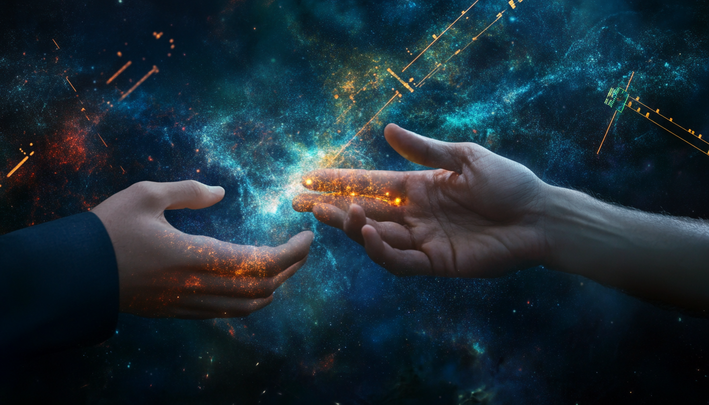 hand extending for help
