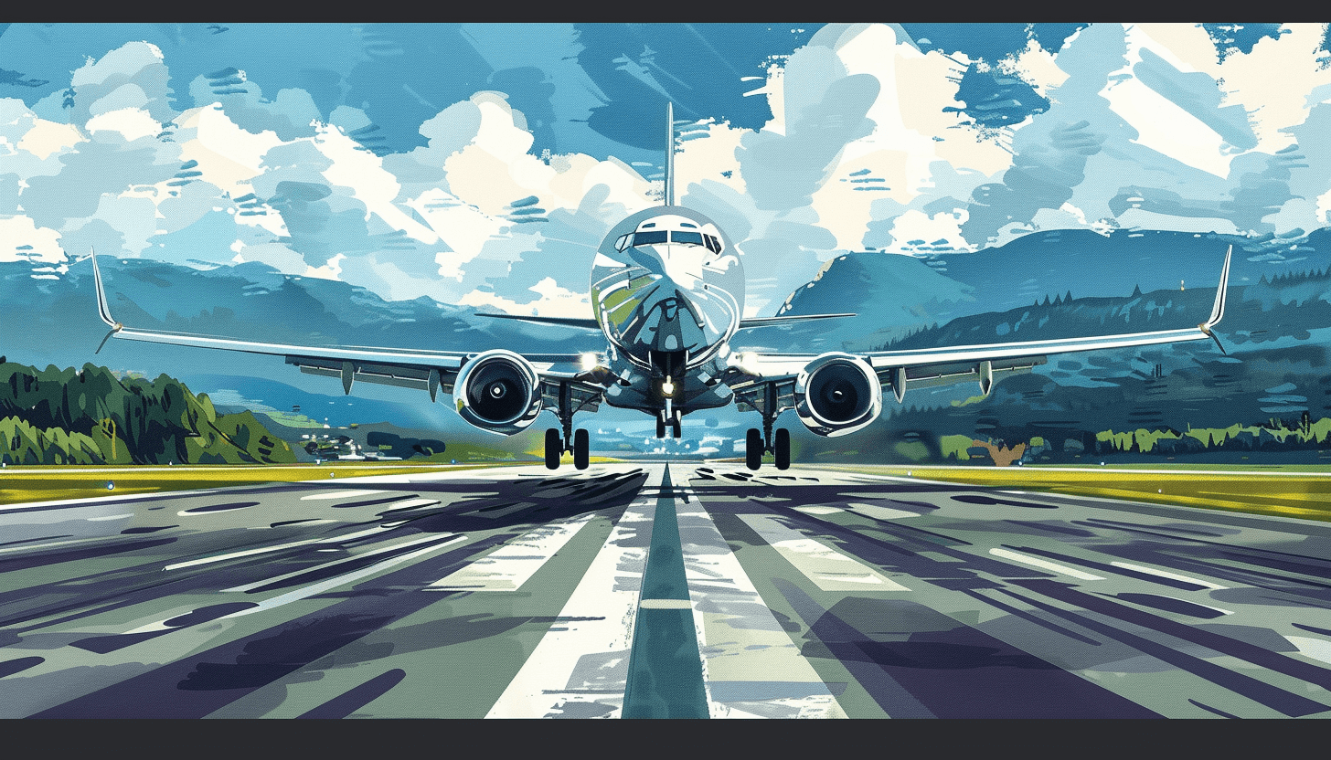 airplane landing