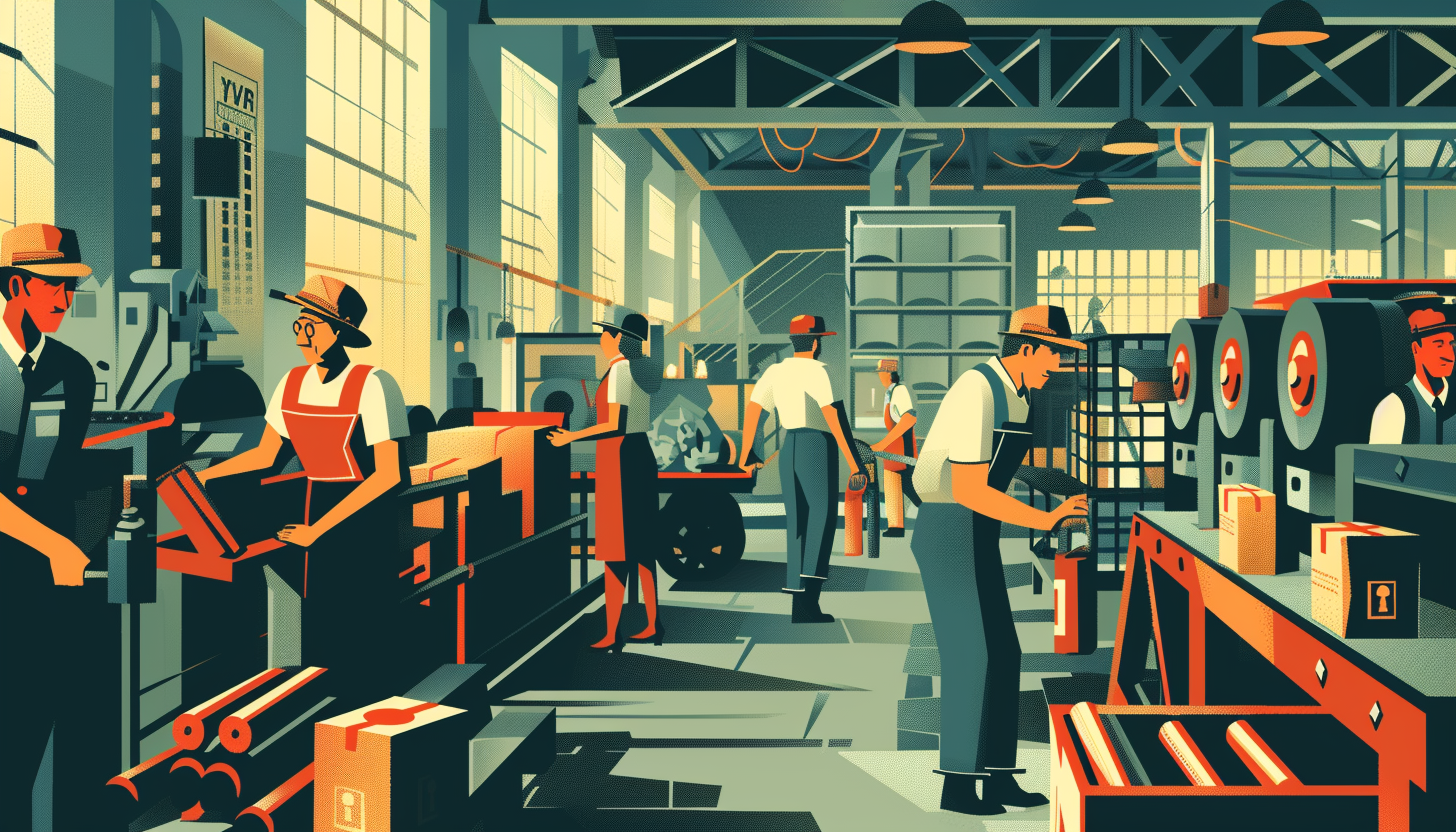 workers in a factory