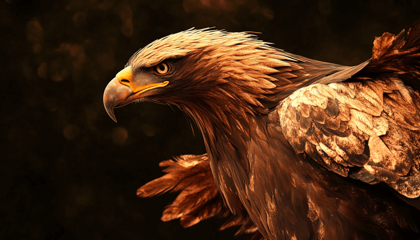 copper bald eagle