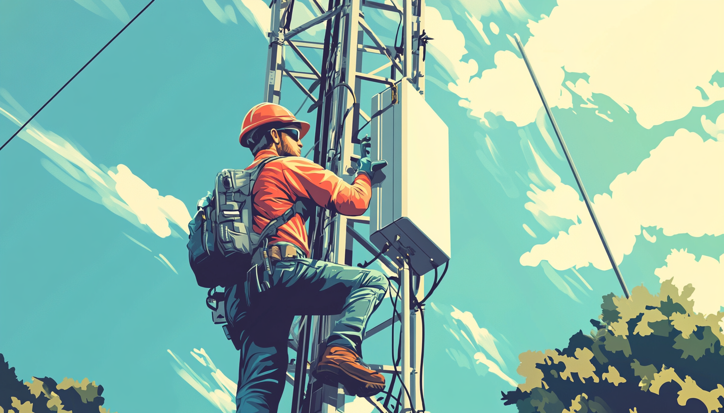 telecom worker