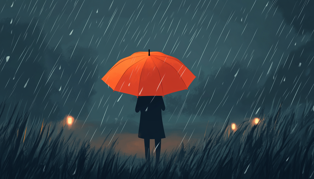 gloom rain umbrella