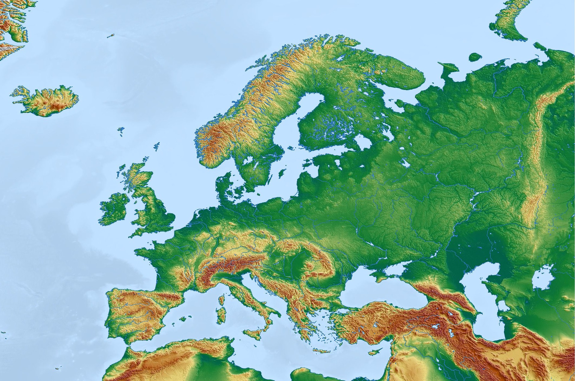 Map of Europe