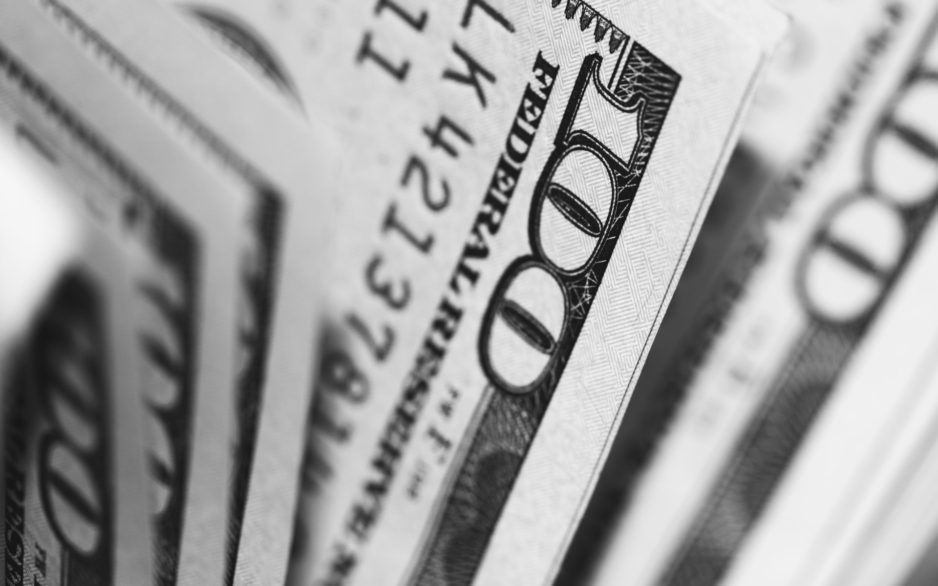 close-up of money