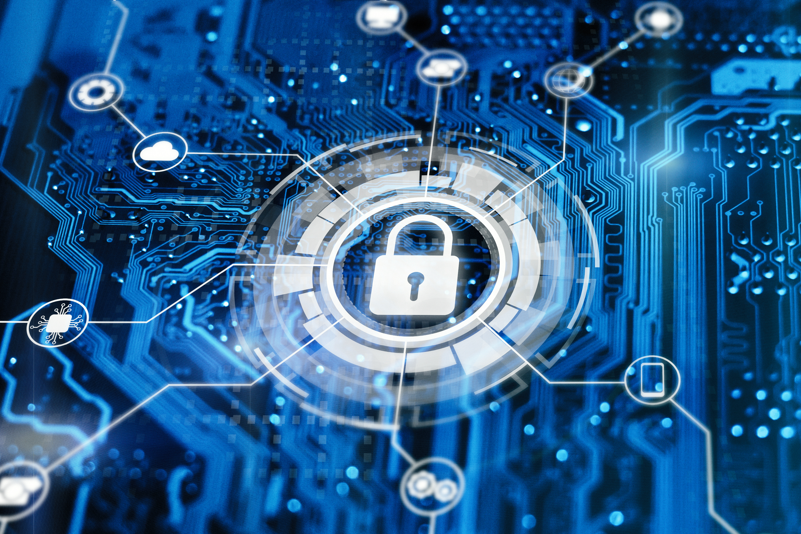 Cybersecurity digital concept image