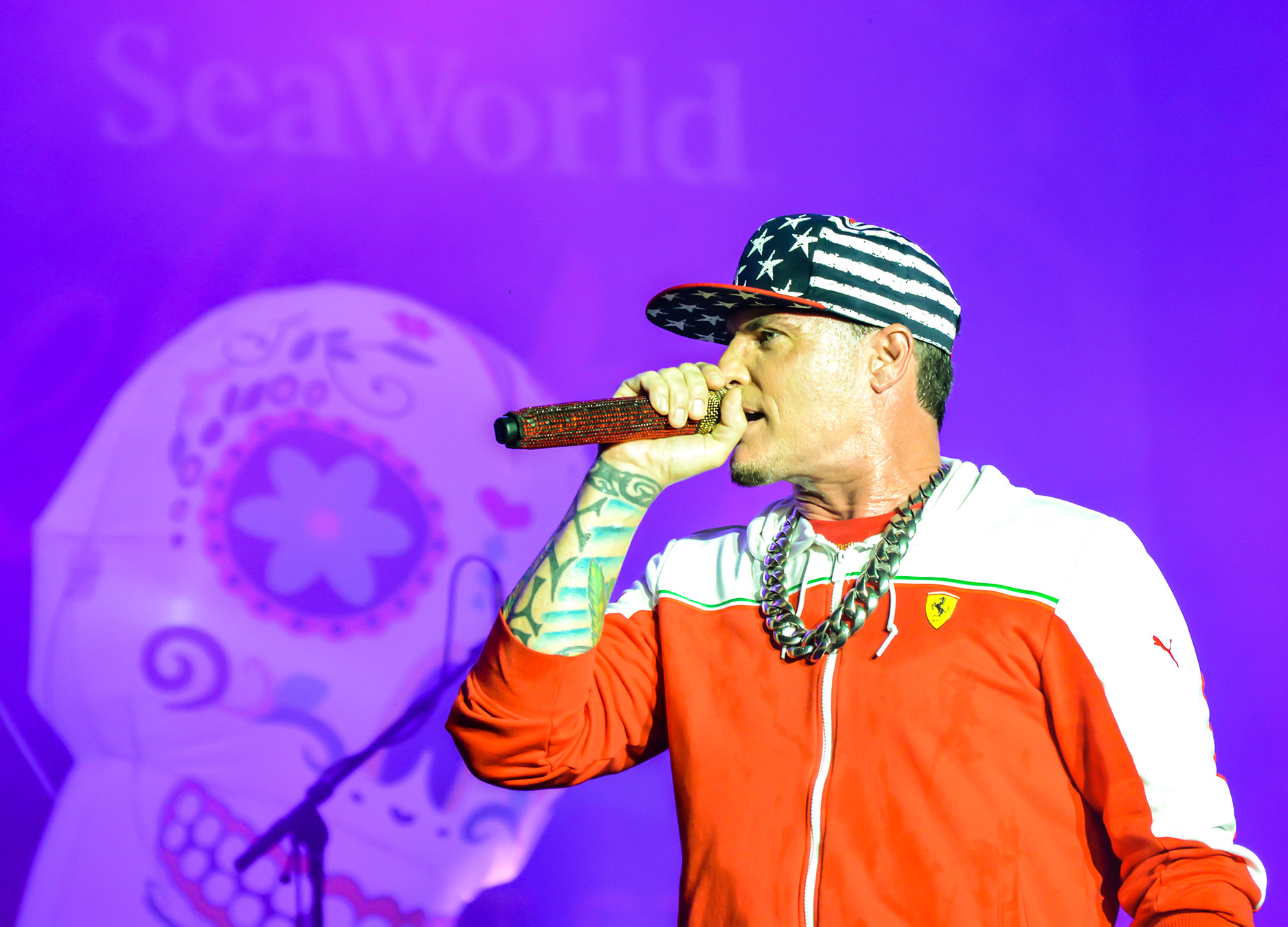 Vanilla Ice at SeaWorld San Antonios Electric Ocean Concert Series