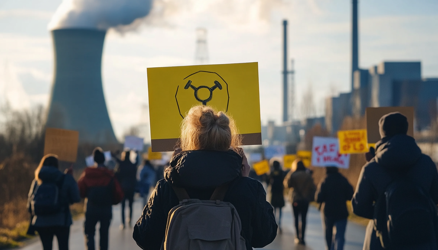 nuclear power protest