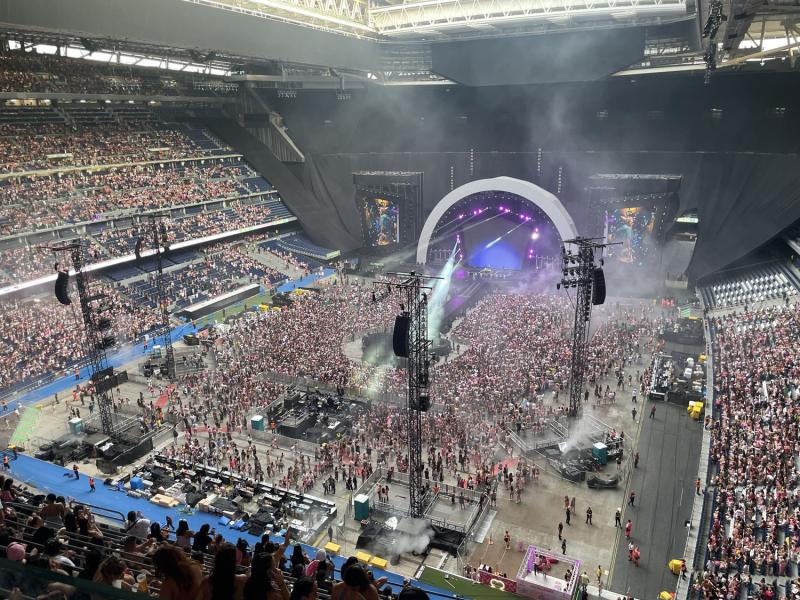 Karol G played four consecutive sold-out shows at Estadio Santiago Bernabéu in Madrid during the “Mañana Será Bonito” Tour.