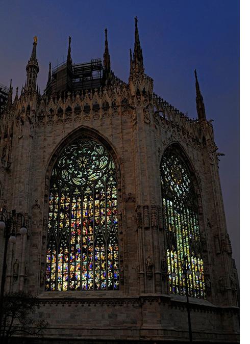 Stained glass window