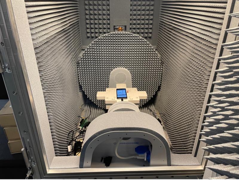 RF chamber at AT&T Austin lab