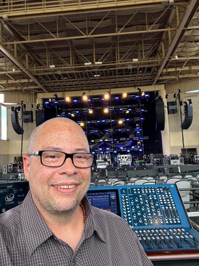 Bruce Reiter, Front of House Engineer.