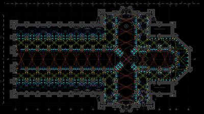 The light plot for the Duomo