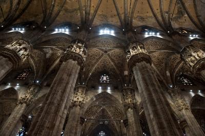 The ceiling in the Duomo