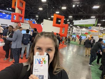 Google Cloud Next selfie