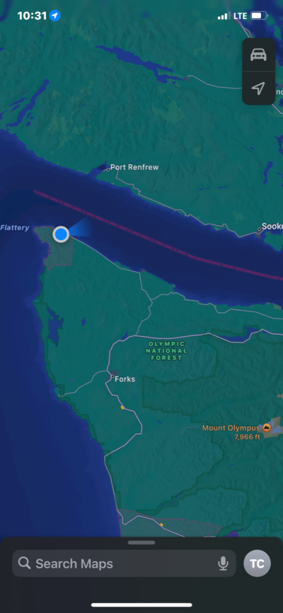 Verizon test force Neah Bay