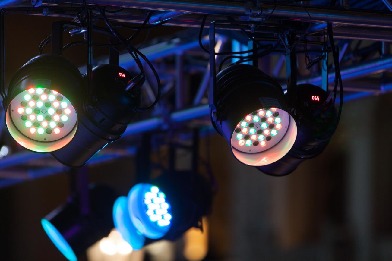 Photo of three spotlightslight fixtures