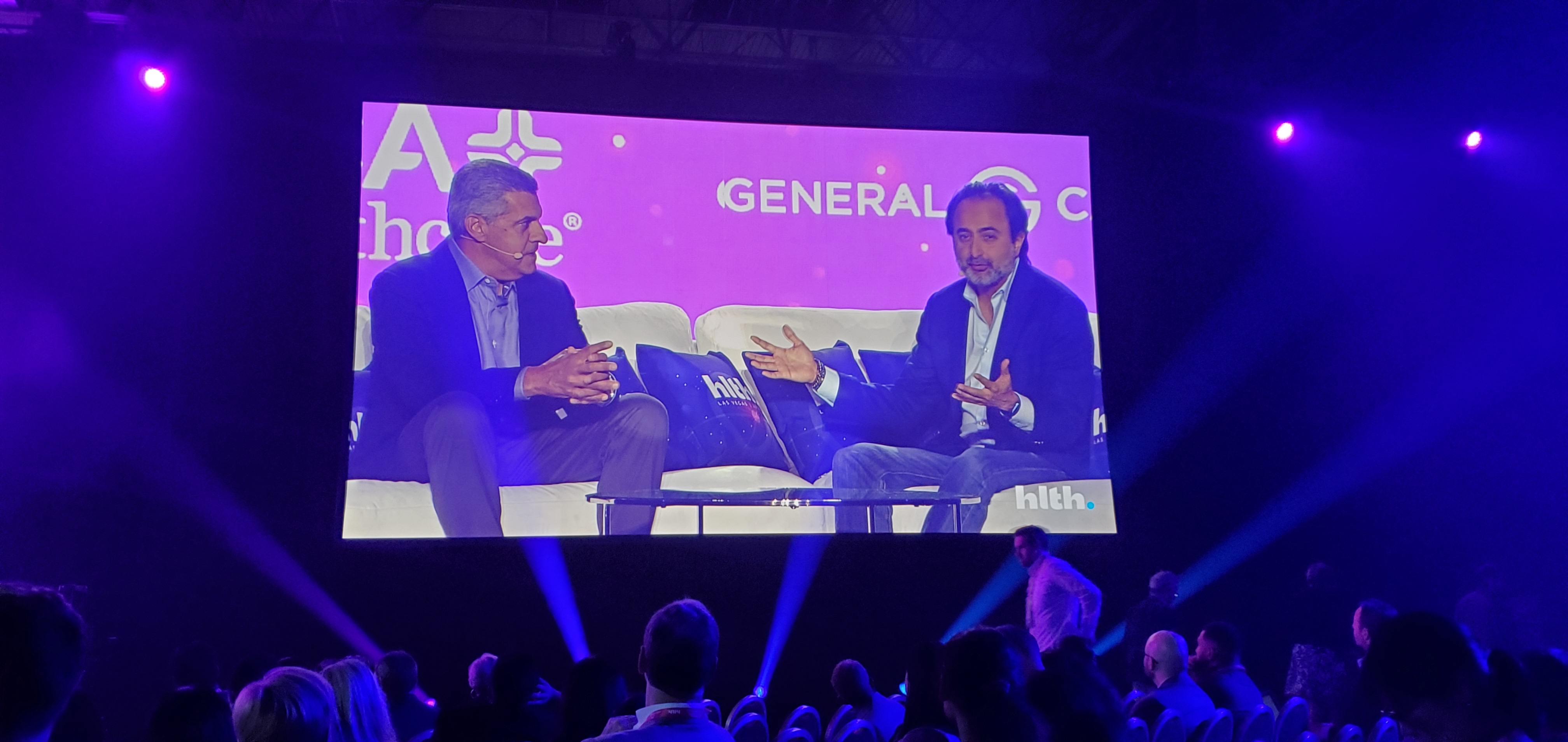 HCA Healthcare CEO Sam Hazen and General Catalyst CEO Hemant Taneja speak at HLTH 2022