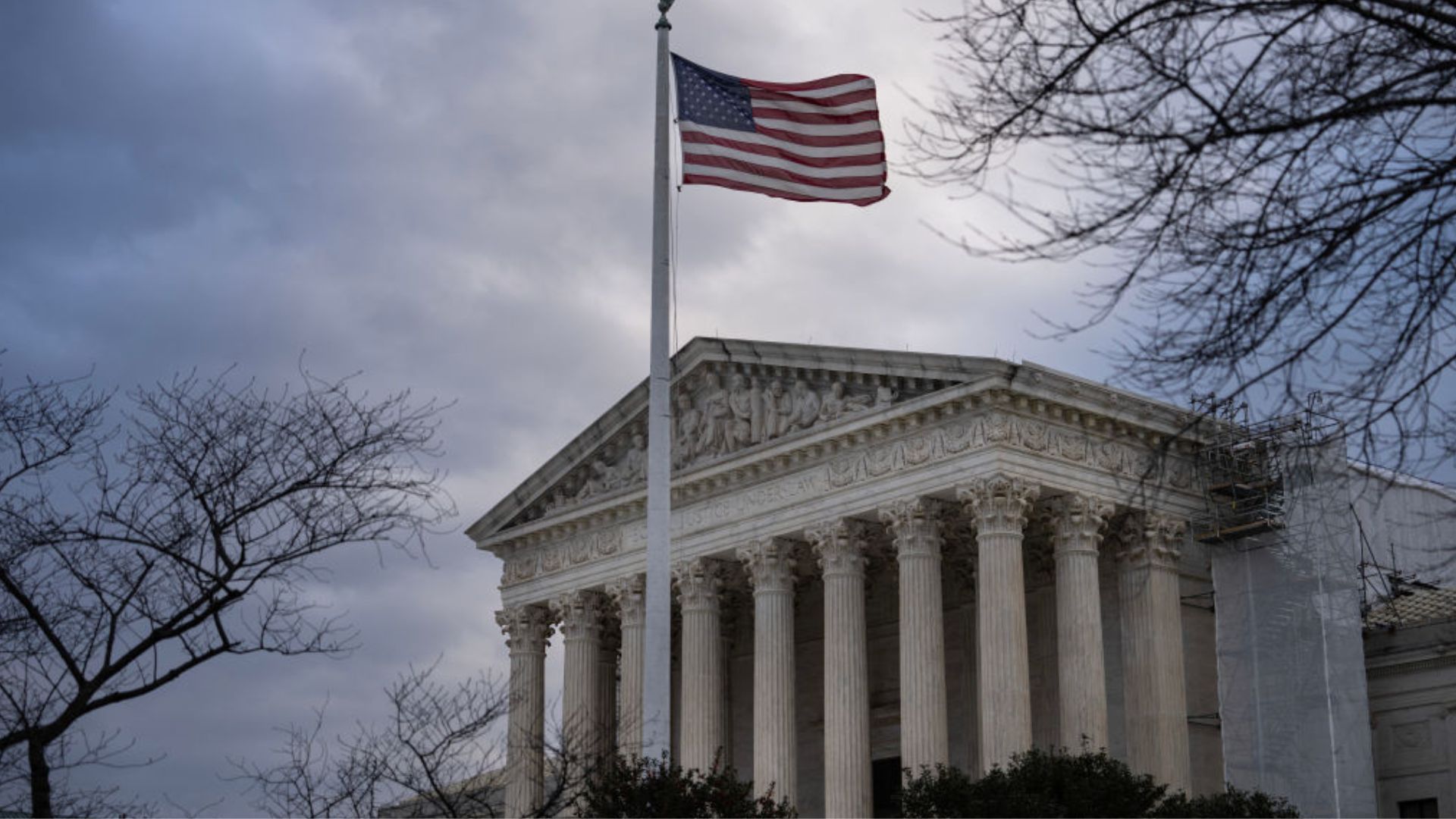 A view of the US Supreme Court on Thursday morning Jan 4 2024 in Washington DC 