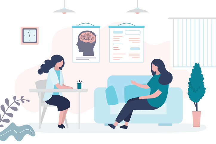 woman in therapy session
