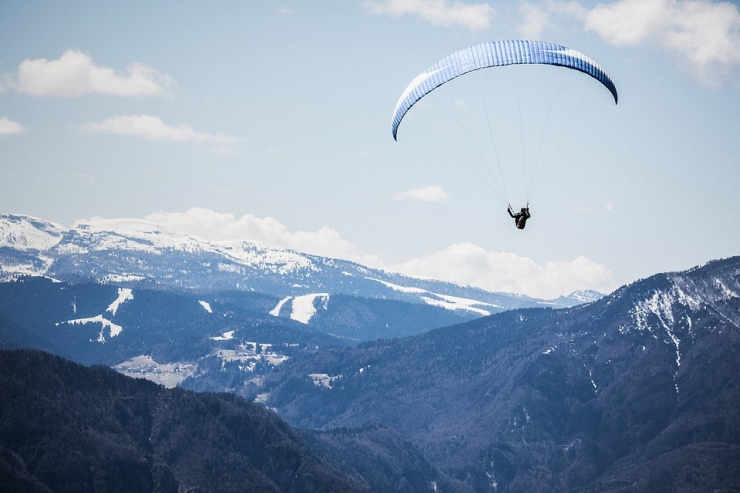 parachute landscape