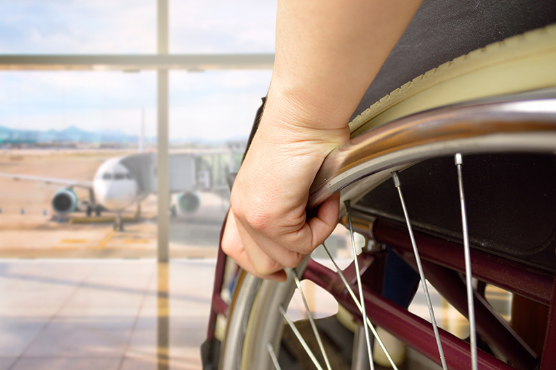 wheelchair airplane 
