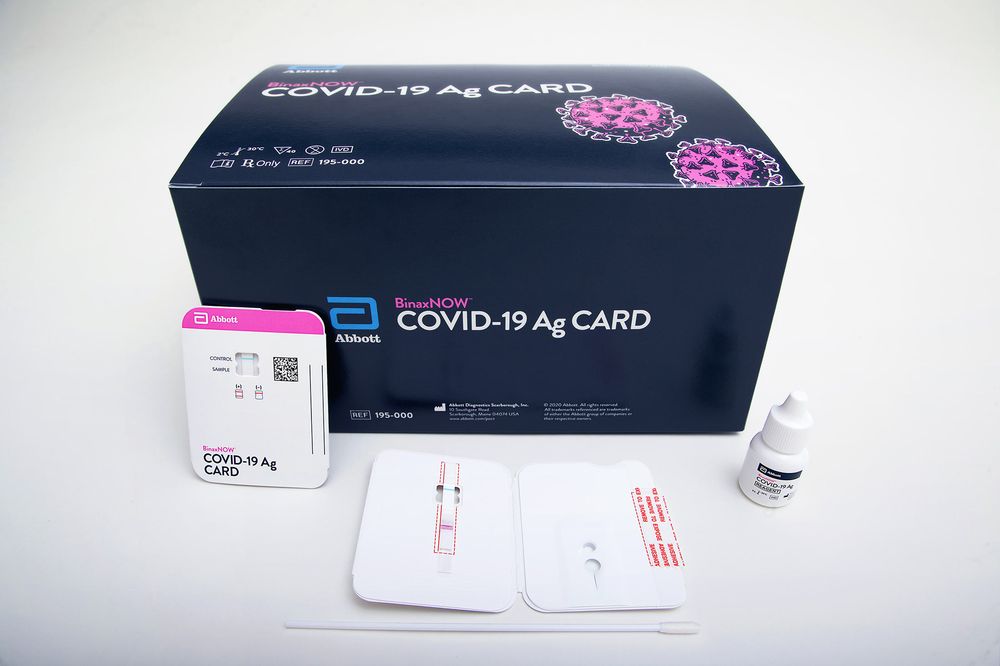 Abbott BinaxNow COVID test