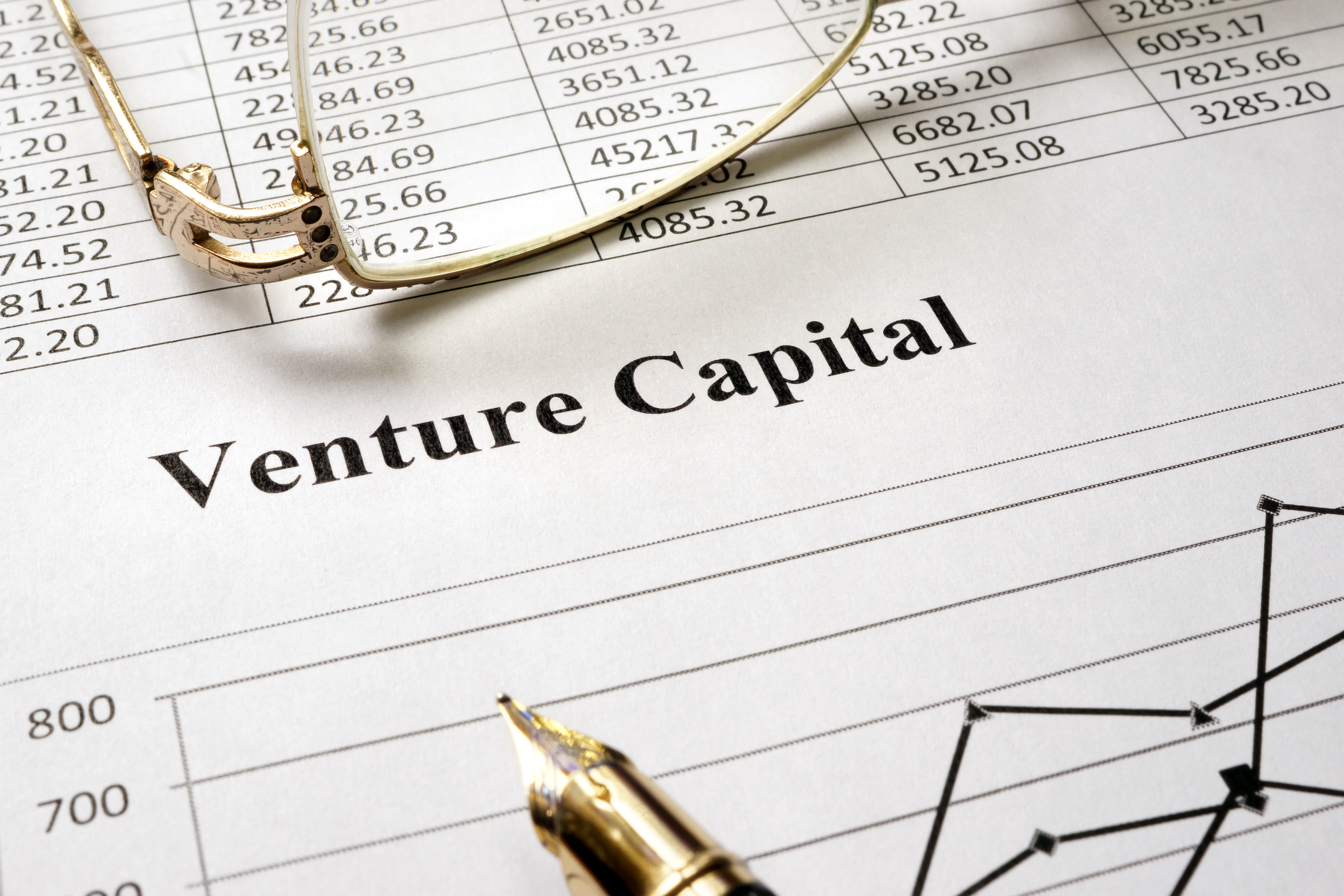 A sheet of paper reading venture capital