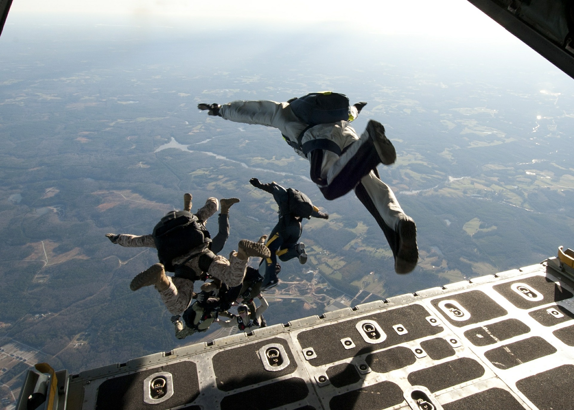 parachute jump