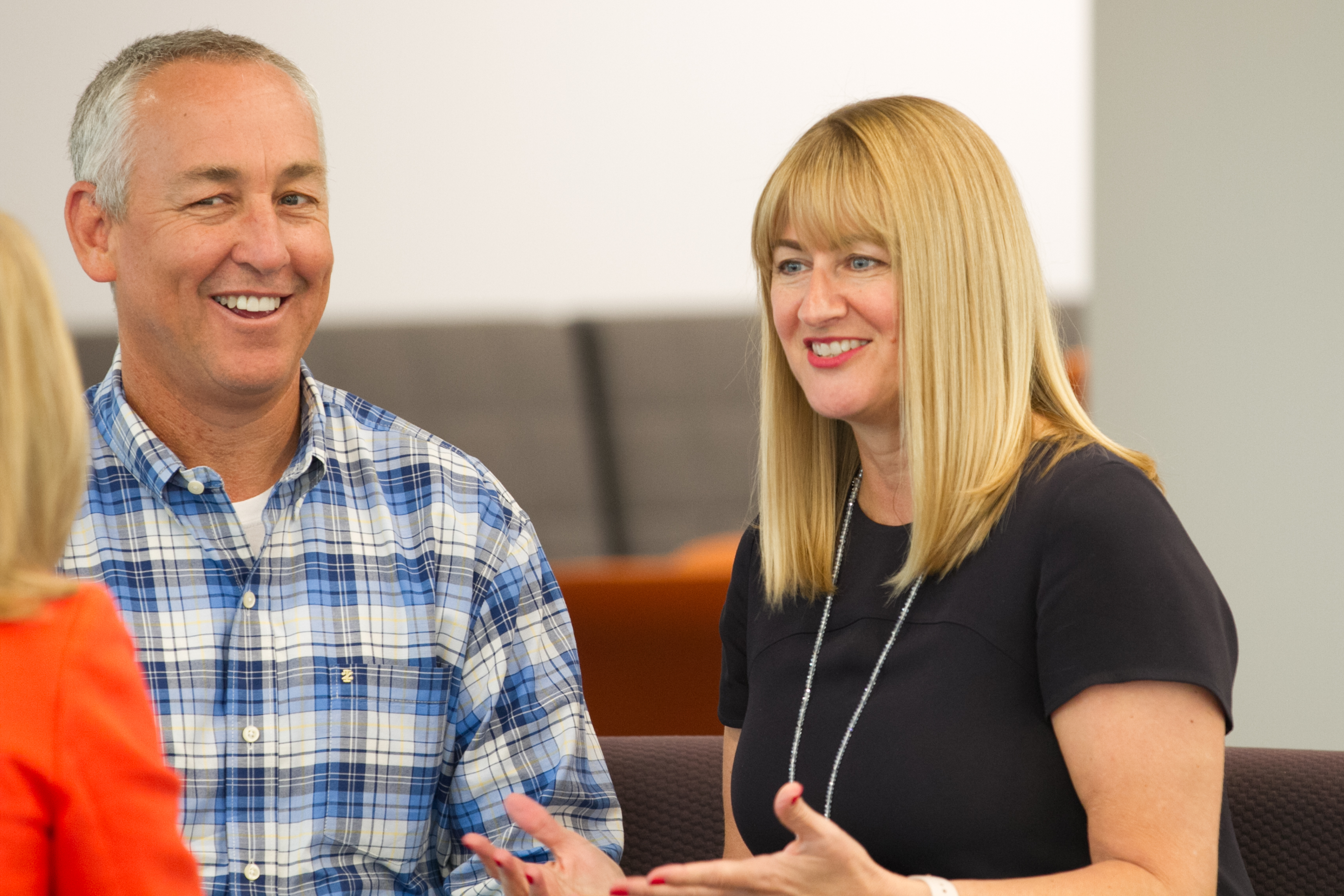 Sandoz executives Mike Fraser and Carol Lynch