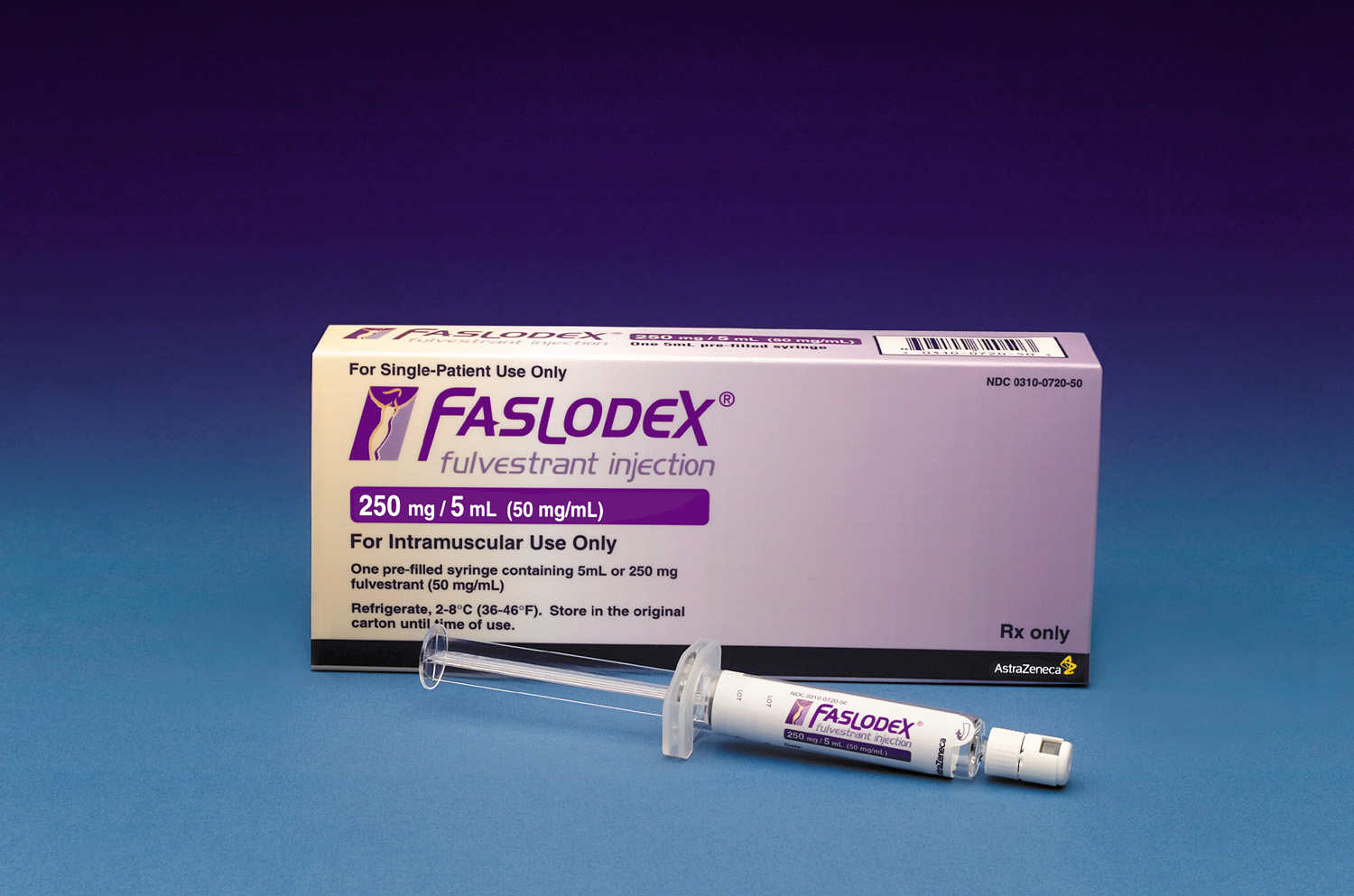 AstraZeneca breast cancer drug Faslodex package