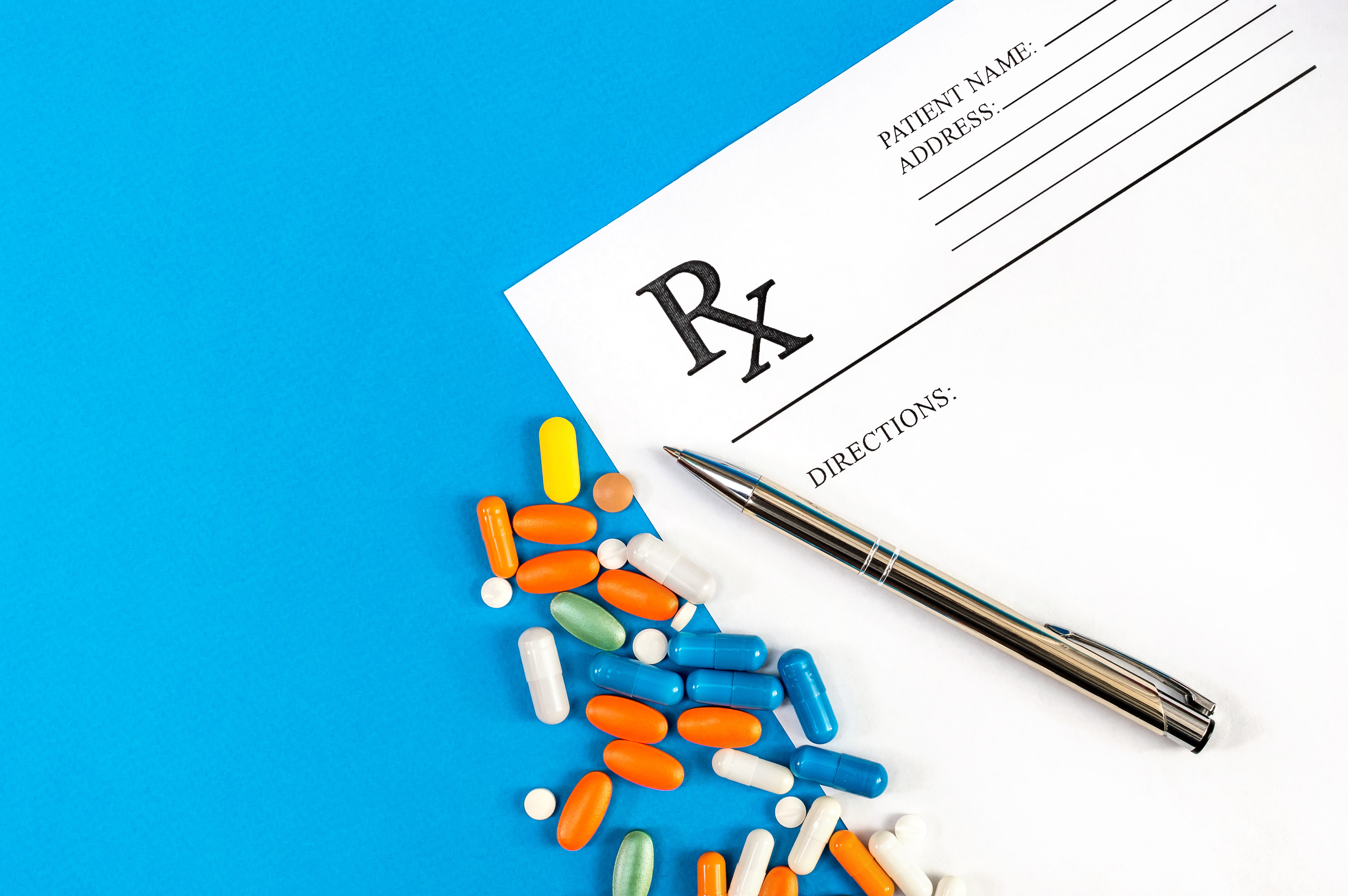 Drugs prescription pad