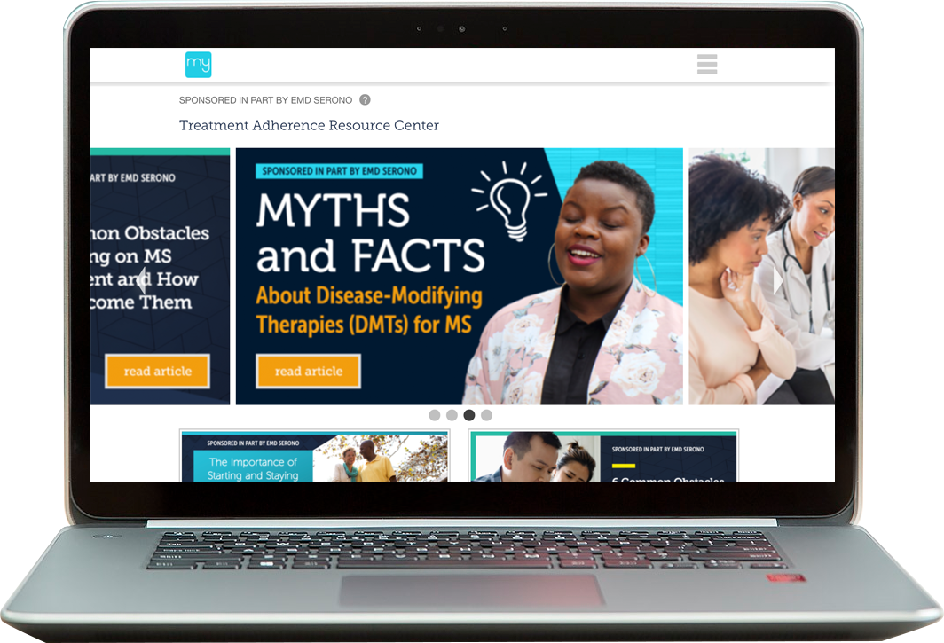 EMD Serono MyMSTeams home page