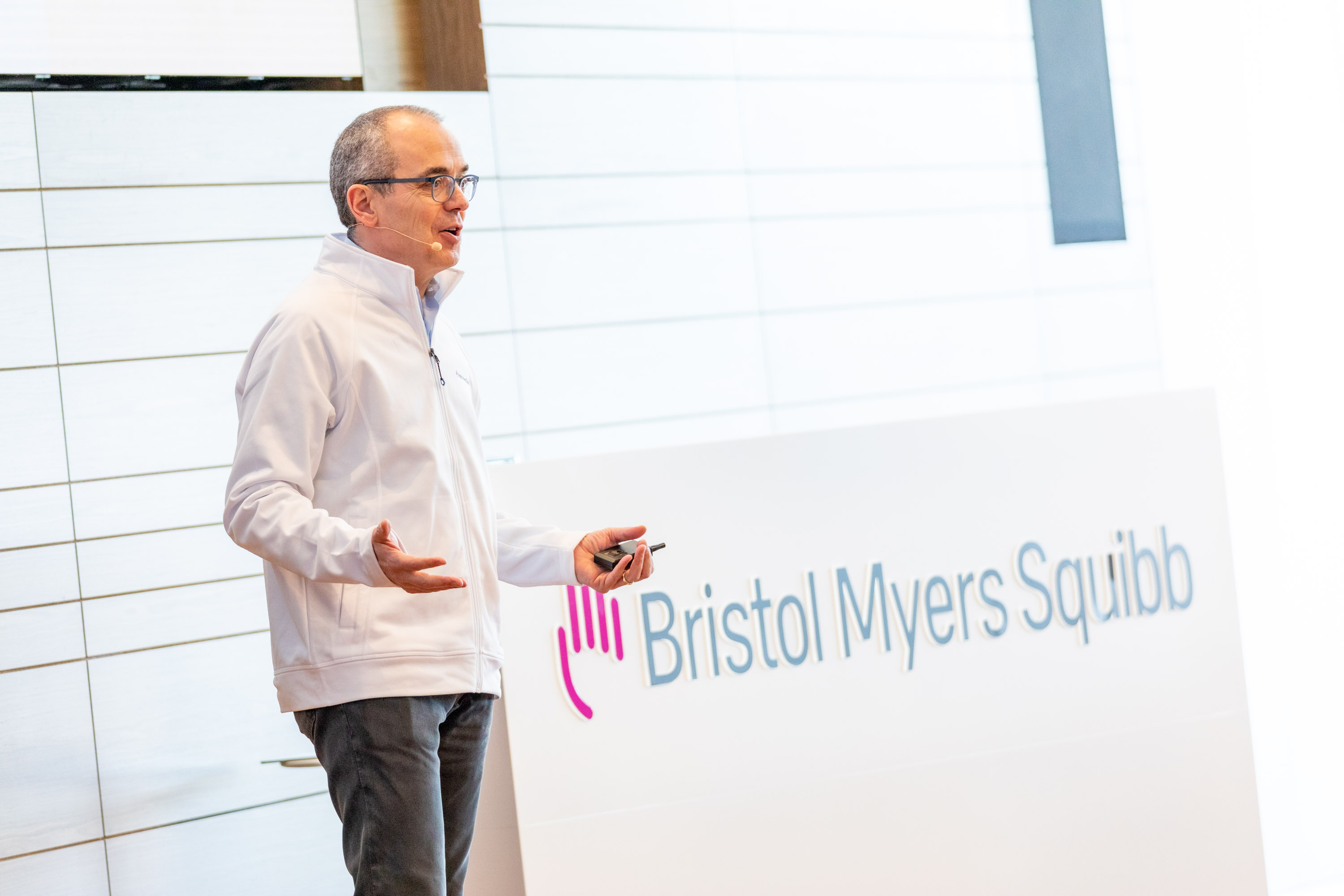 Bristol Myers Squibb CEO Giovanni Caforio debuts new brand