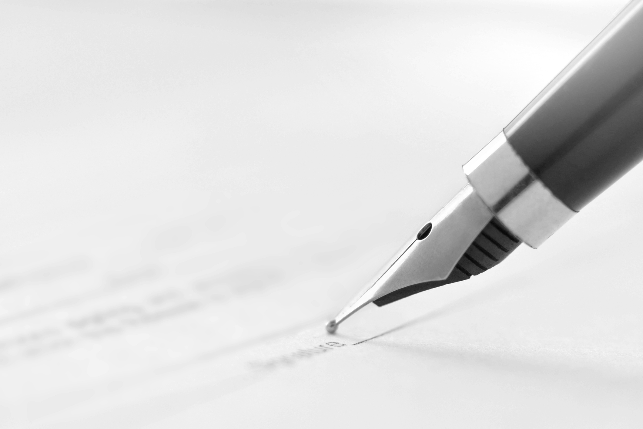 signing contract