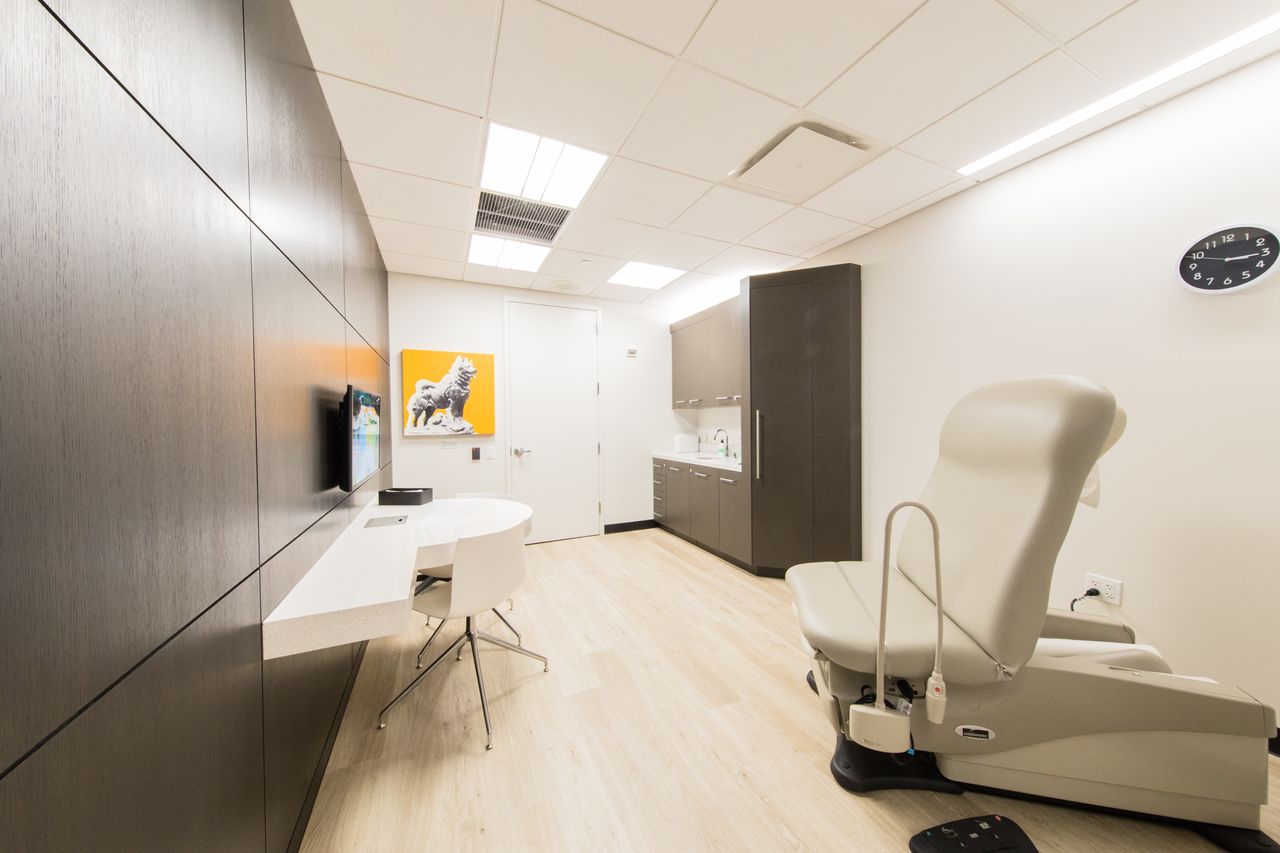 an exam room at a Crossover Health clinic