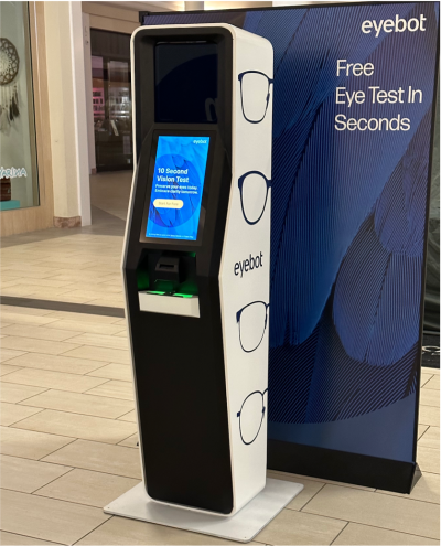 Eyebot terminal used for automated eye exams